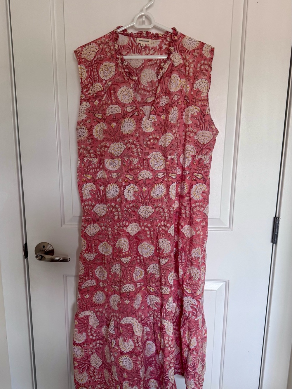 Jane Valken Pink Floral Midi Dress